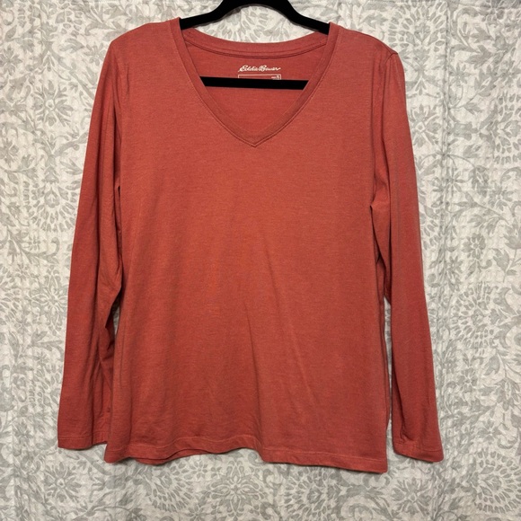 Eddie Bauer Tops - Women’s Pink Long Sleeve Eddie Bauer Top Size XL